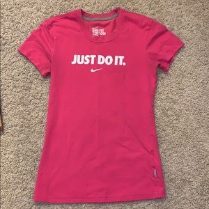 Pink Nike Women’s Fitted Tshirt